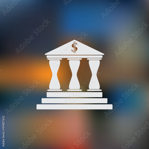 Bank vector icon