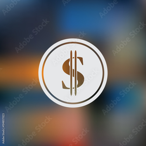 Dollar cent icon