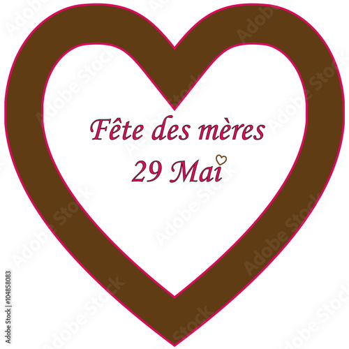 coeur fête des mère 29 mai: vive les maman