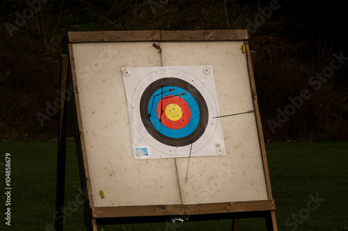 Tapety artystyczne Arrow hitting the target