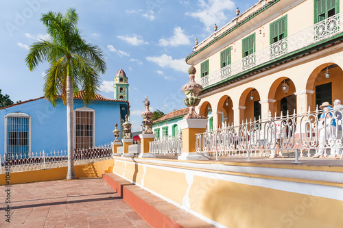 Colonial town cityscape of Trinidad, Cuba. UNESCO World Heritage Site.