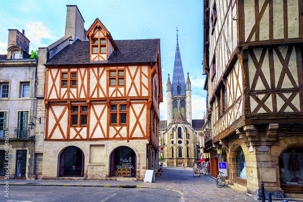 Old town of Dijon, Burgundy, France