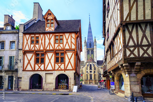 Obraz na płótnie Old town of Dijon, Burgundy, France w salonie