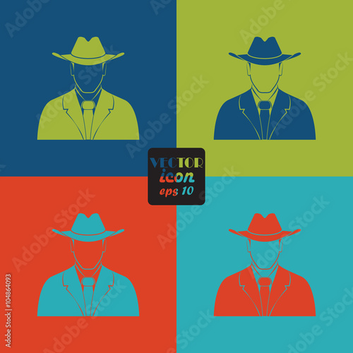 Mafia vector icon