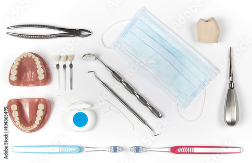 Various dental hygiene educational tools