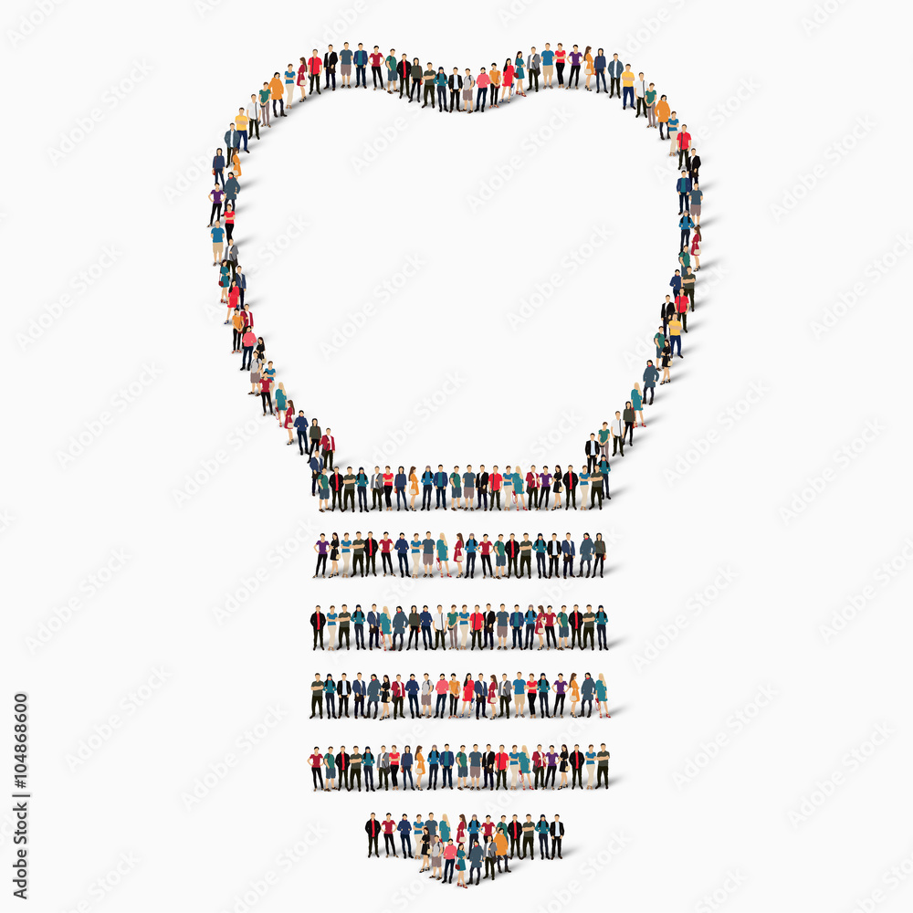 Obraz premium people dental implant icon
