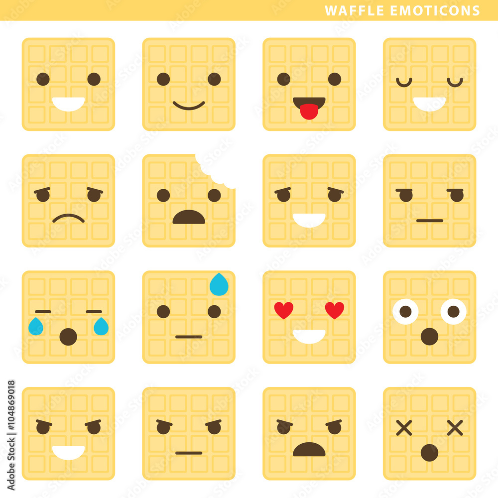 Waffle emoticons Waffle emoticons