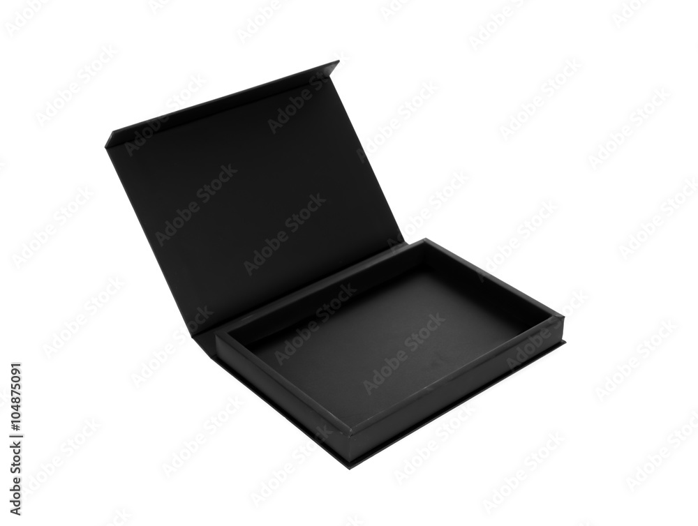 Black box on a white background Black box on a white background