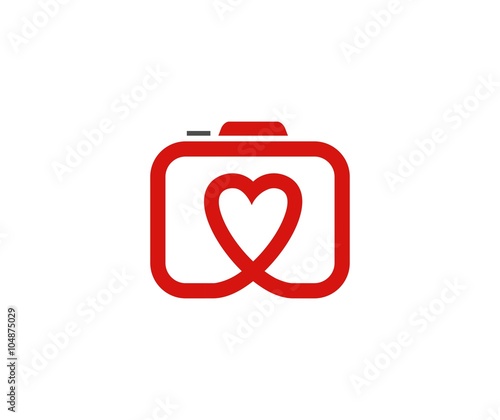 Camera love logo