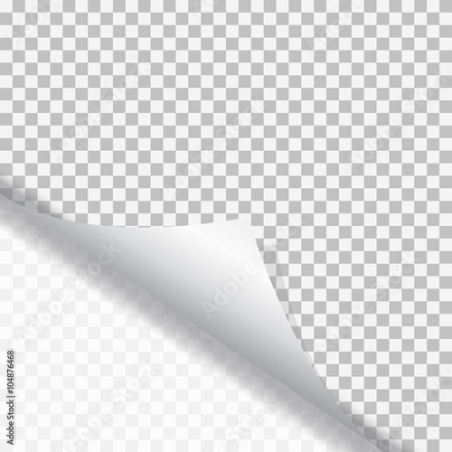 Page curl with shadow 