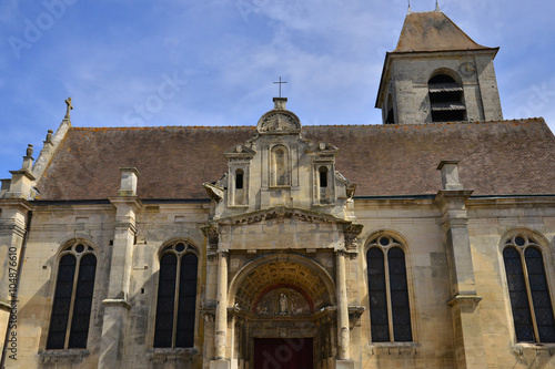 France, the renaissance church of Marines in Val d Oise photo