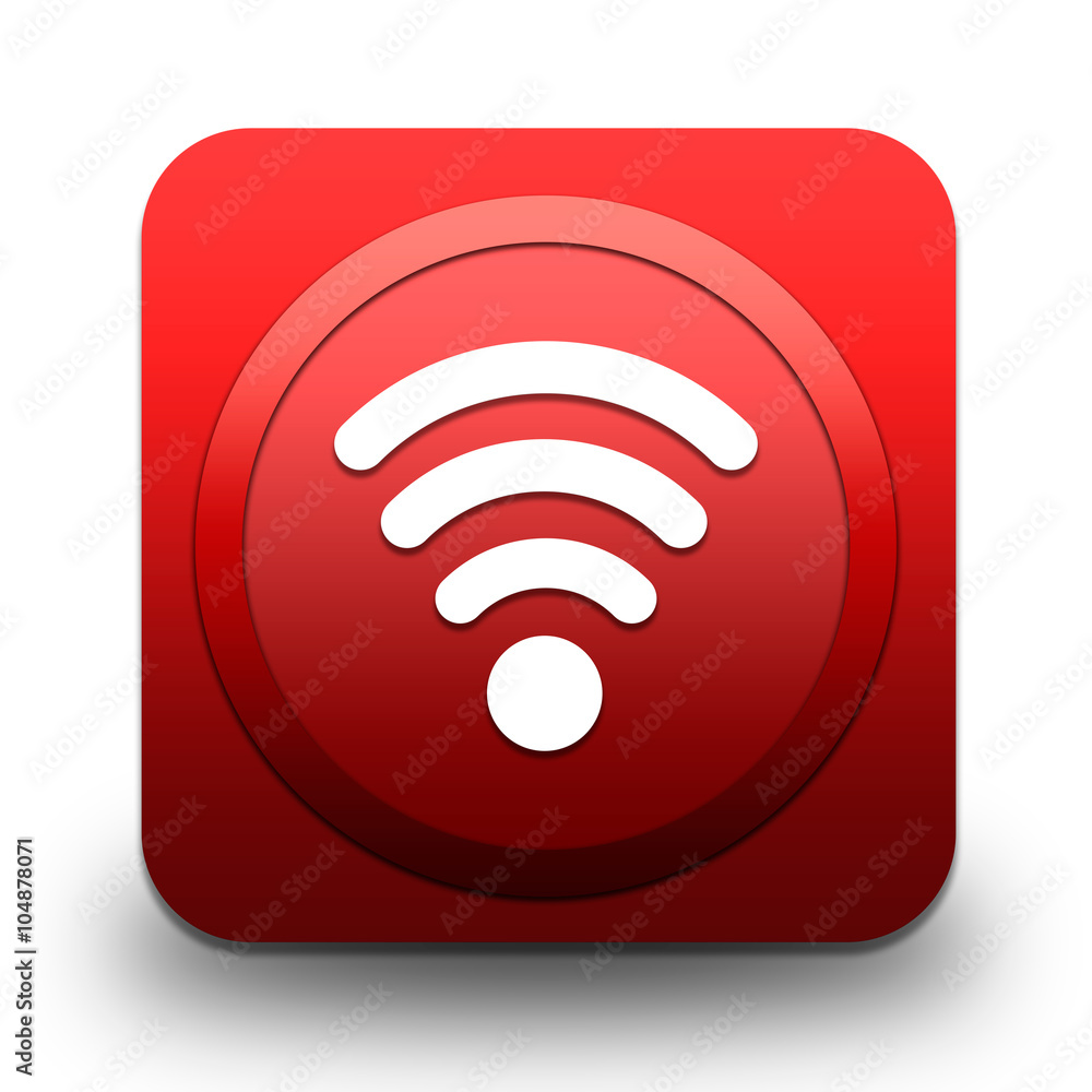 Icône bouton Internet Wifi Icône bouton Internet Wifi