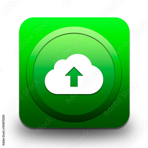 icône internet cloud upload