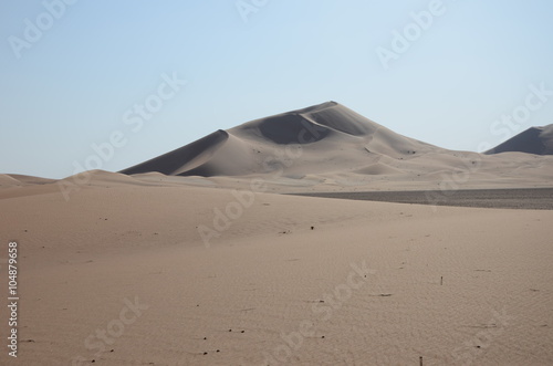 Sand dunes in sahara