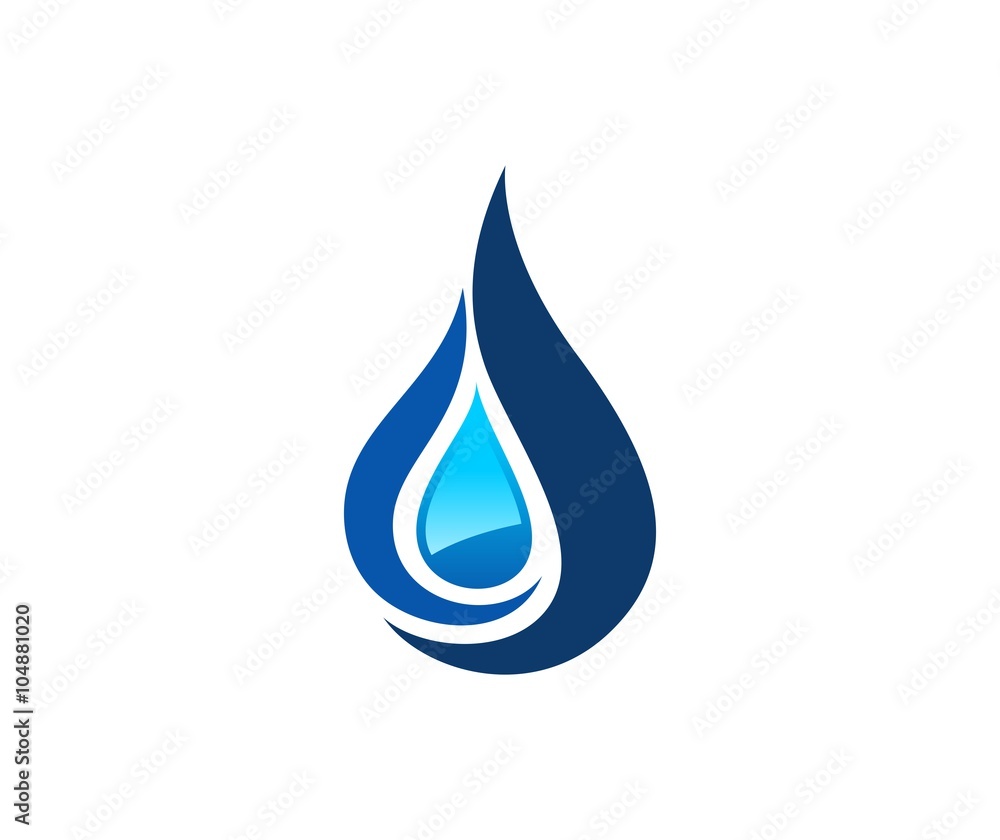 Water drop logo