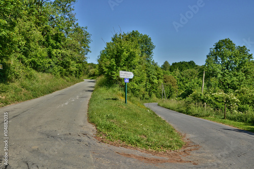 Theuville, France - june 4 2015 : the picturesque village photo