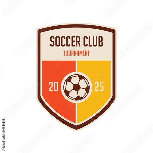Soccer Football Badge Logo Design Templates. Sport Team Identity
