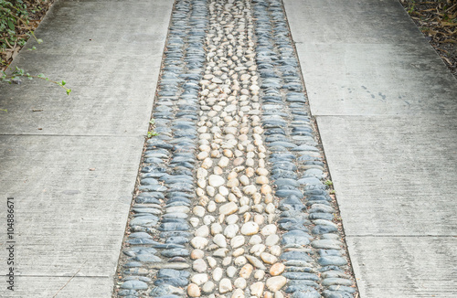 Wallpaper Mural Closeup old stone pathway floor texture background Torontodigital.ca