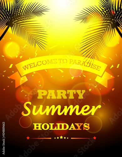 Party summer holidays