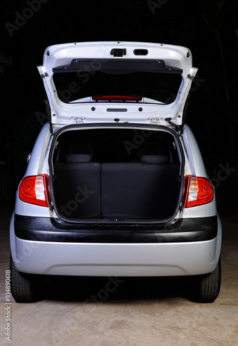 open trunk of hatchback