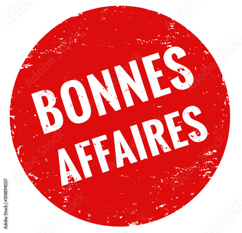 Bonnes affaires timbre rouge