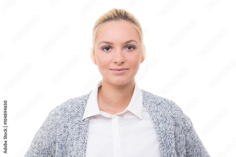 junge frau mit zarter haut