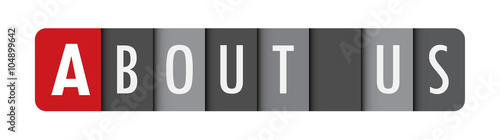 ABOUT US vector letters icon 