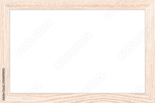 Empty bulletin board with a wooden frame, whiteboard texture, bl