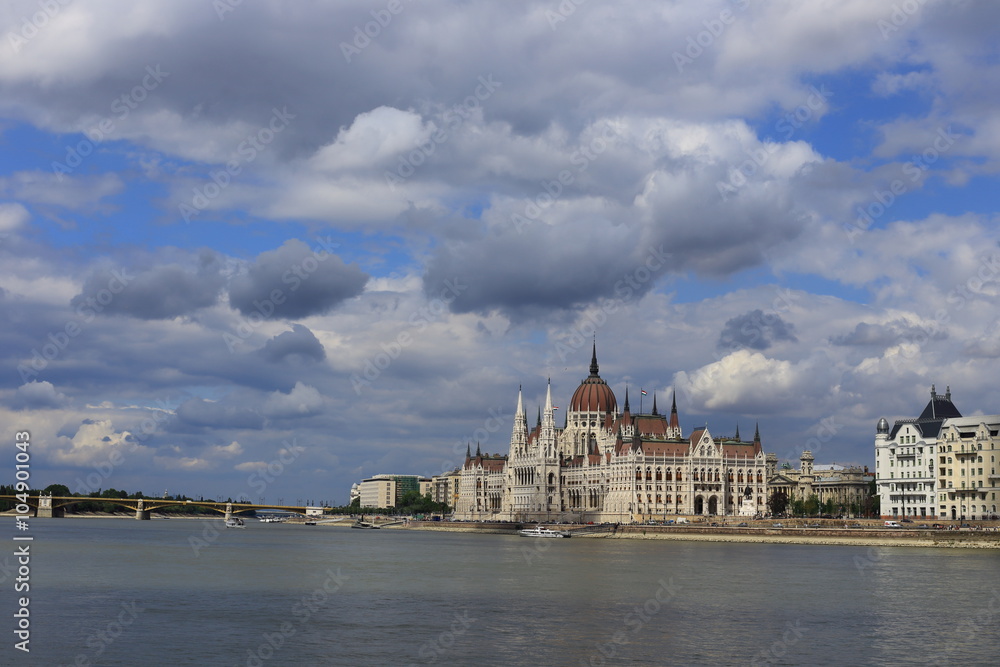 Budapest, Hungarian Parliament on the Danube Budapest, Hungarian Parliament on the Danube