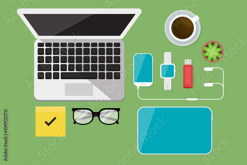 Flat lay technology