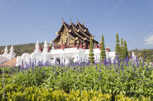 The Royal Pavilion (Ho Kham Luang) in Royal Park Rajapruek near photo