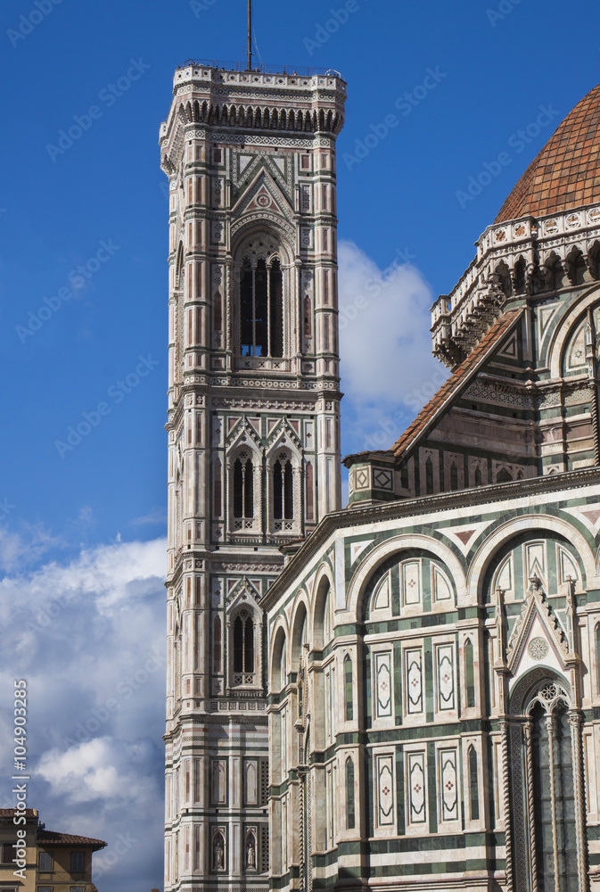 Toscana,Firenze,campanile di Giotto.