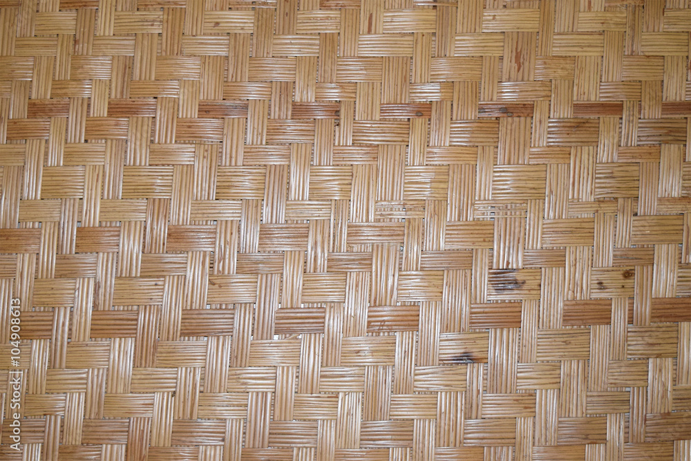 Old Brown bamboo weave mat texture background Old Brown bamboo weave mat texture background