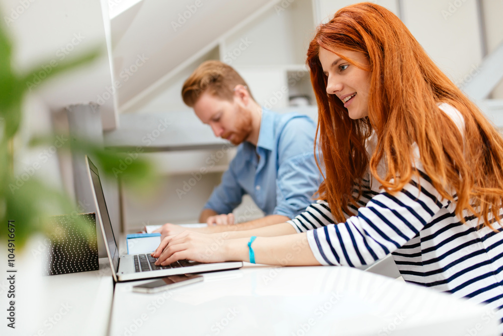 Husband and wife working from home Husband and wife working from home