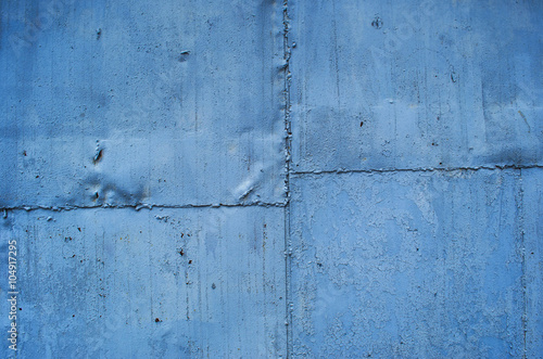 Blue rusty wall background © handsome_hal