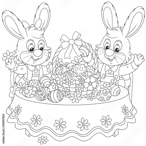 Little Easter bunnies decor...