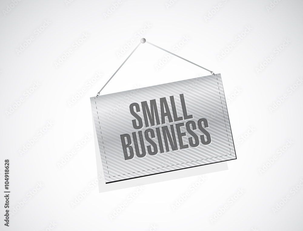 small business banner sign concept small business banner sign concept