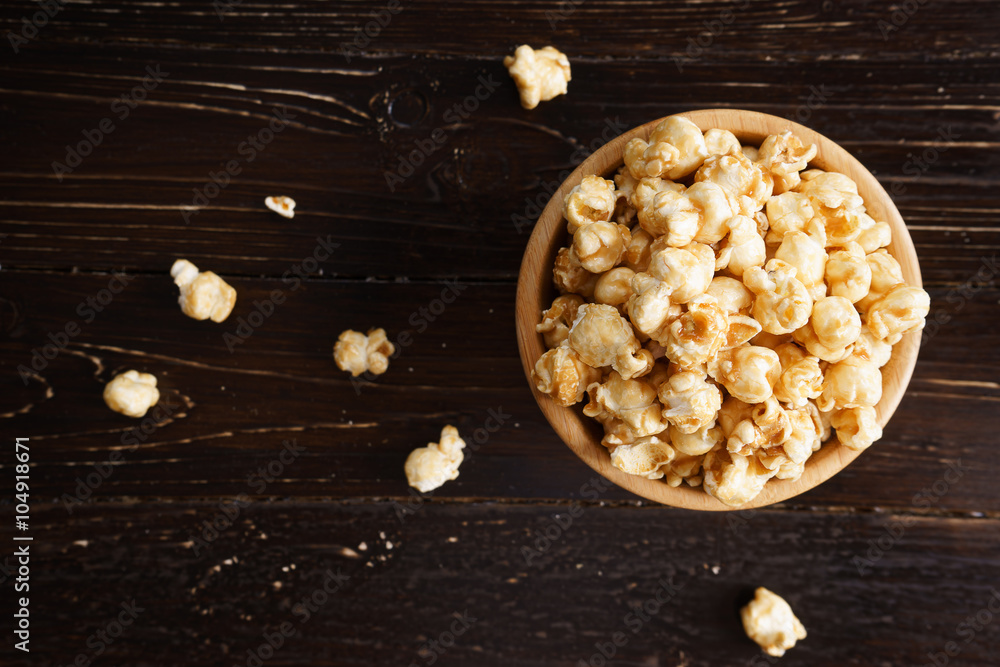 caramel popcorn. caramel popcorn.