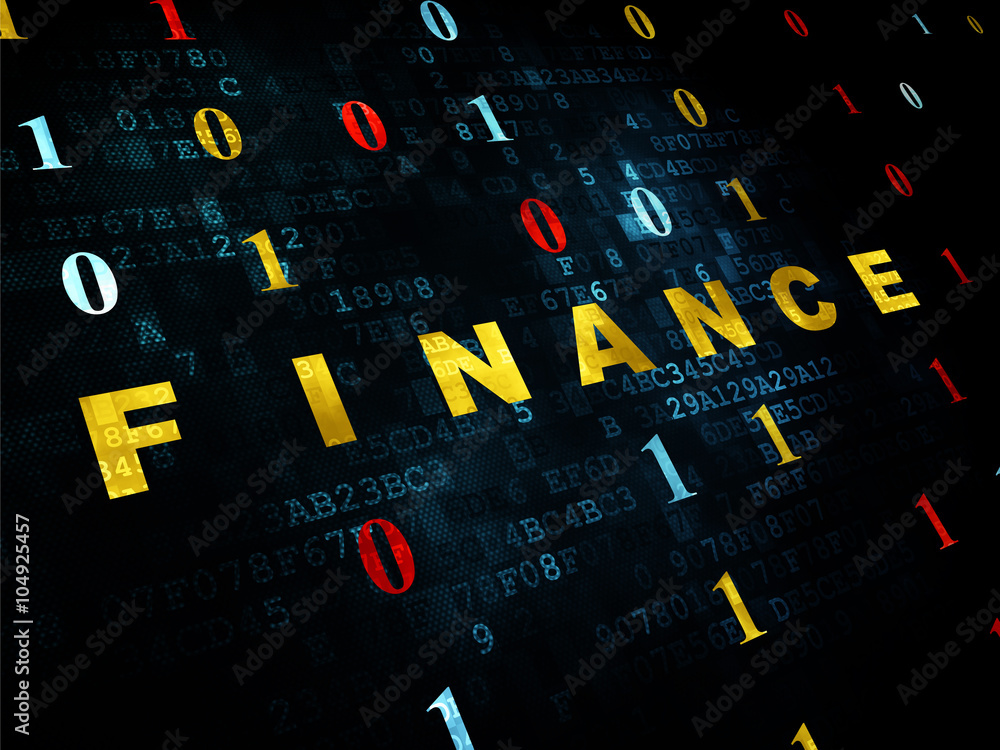 Finance concept: Finance on Digital background Finance concept: Finance on Digital background