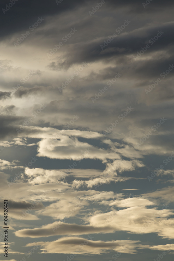 Obraz premium dramatic sky with cloud