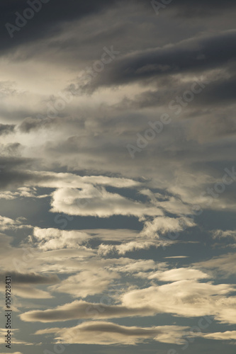 dramatic sky with cloud