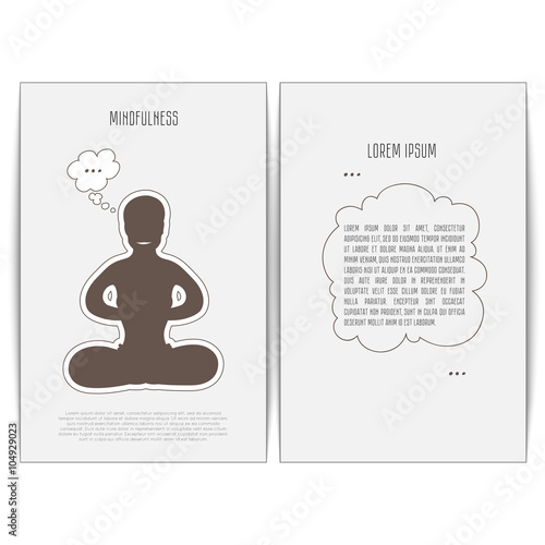 Man have purity of consciousness in Lotus pose.