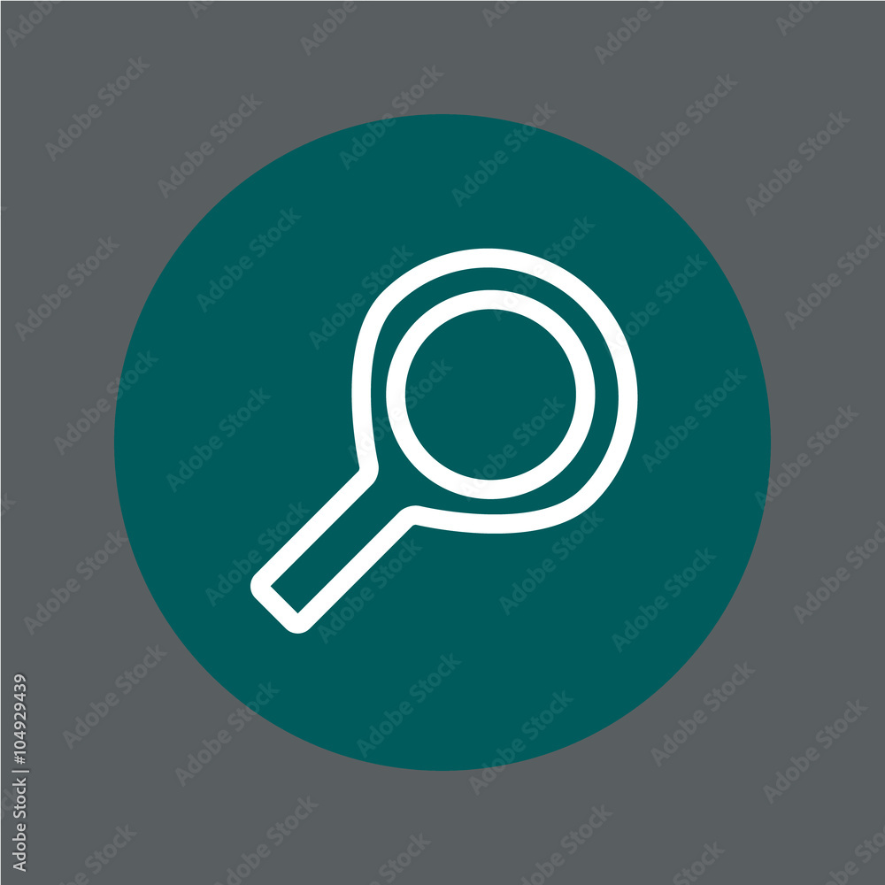 Search Button Icon Line Design Search Button Icon Line Design