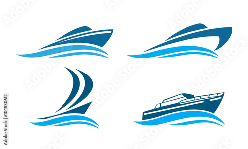 boat 4 logo design