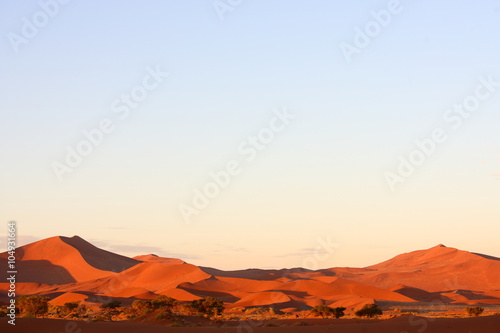 desert  sunset over the Namib Desert