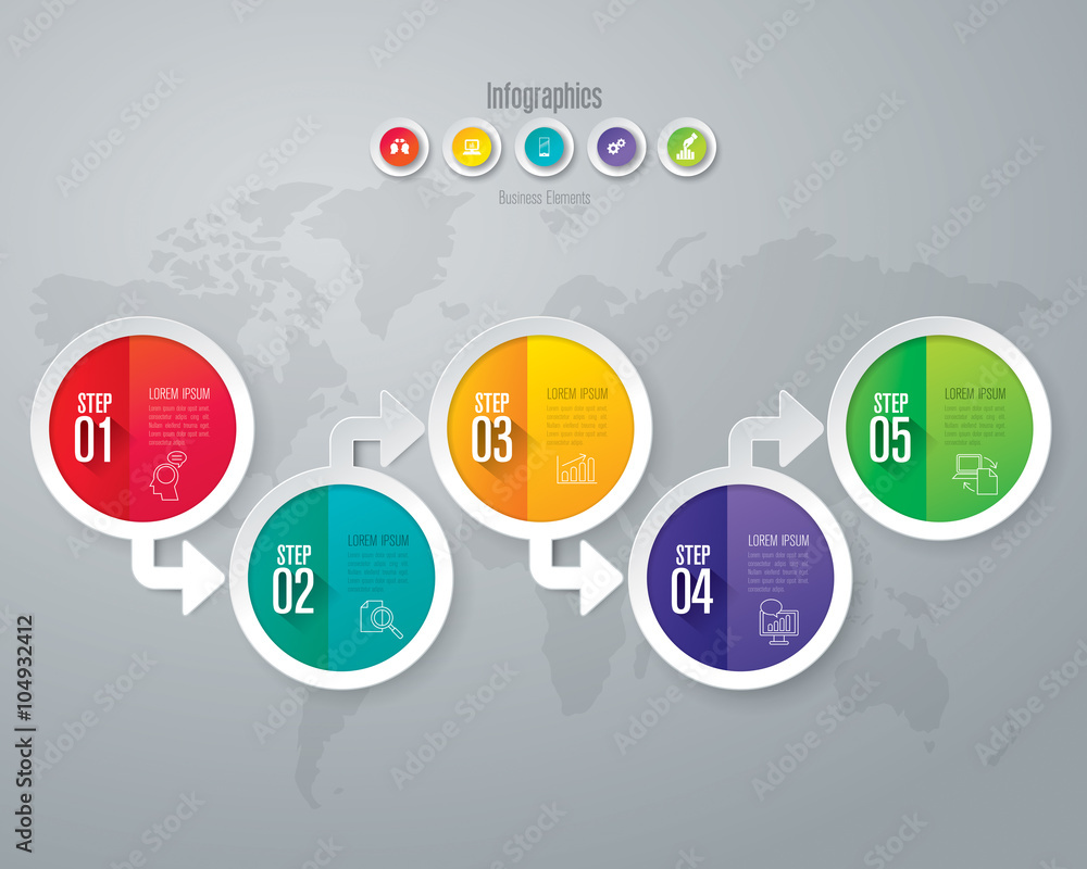 Infographic design template and marketing icons. Infographic design template and marketing icons.