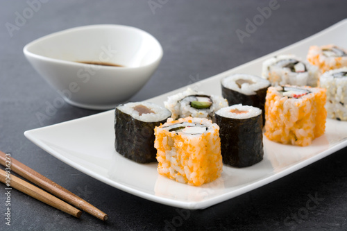 Sushi. Japanese food
