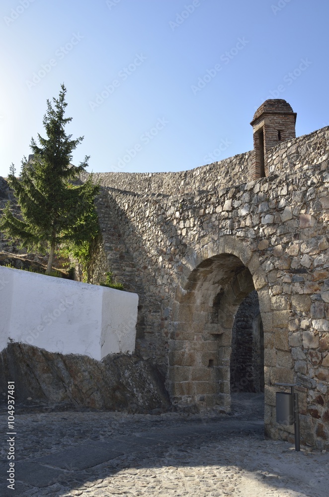 Stone arch  in Marvao, Portugal