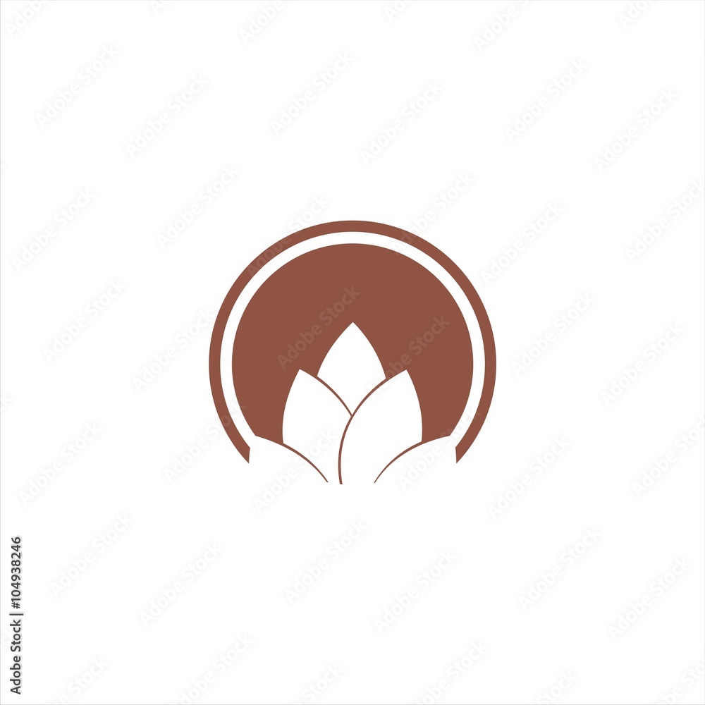 Fototapeta premium Home Garden Logo Template