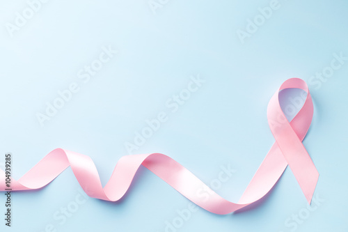 Fototapeta pink ribbon, breast cancer awareness symbol